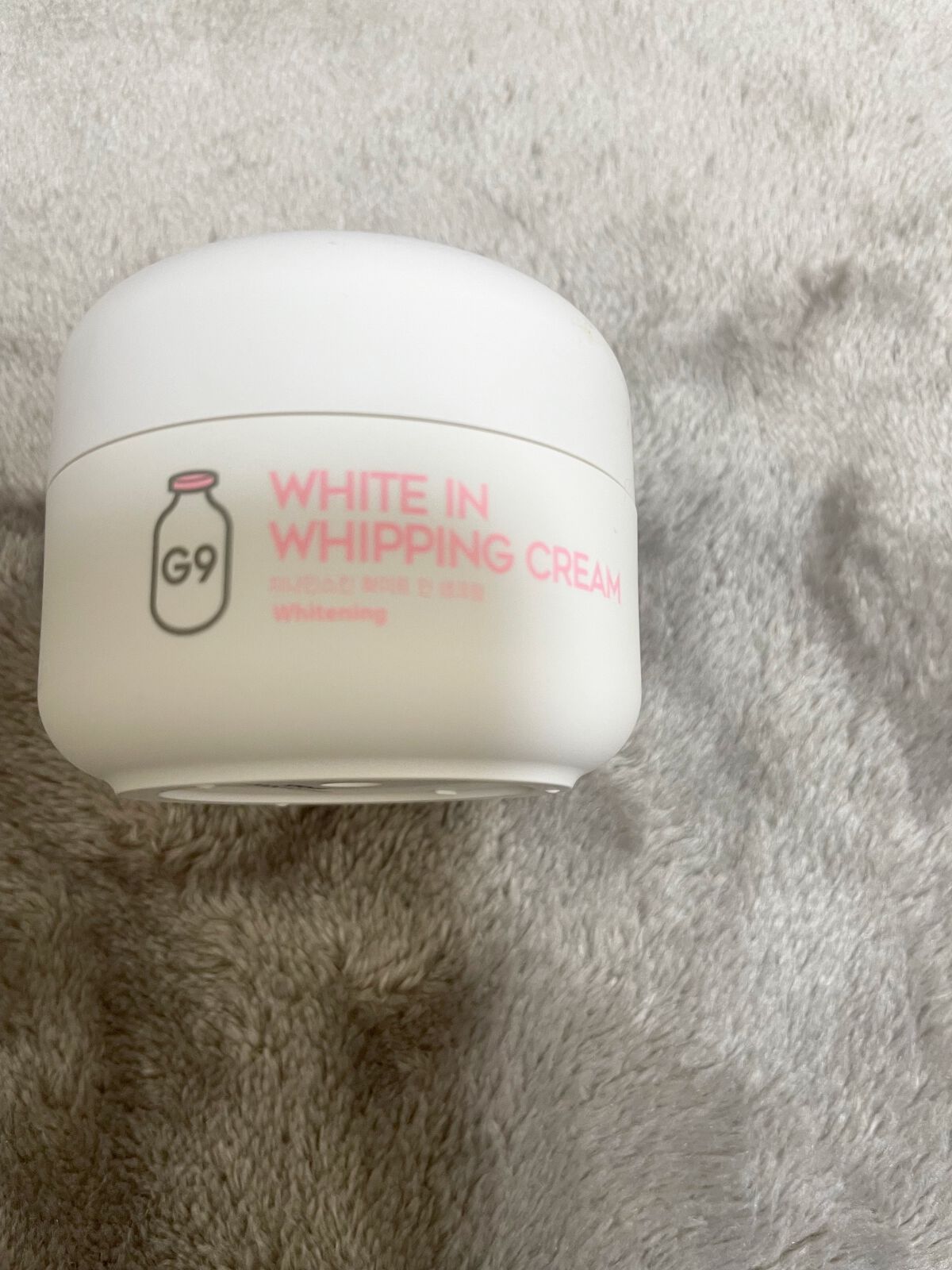 WHITE WHIPPING CREAM(ウユクリーム)/G9SKIN/化粧下地を使ったクチコミ（2枚目）