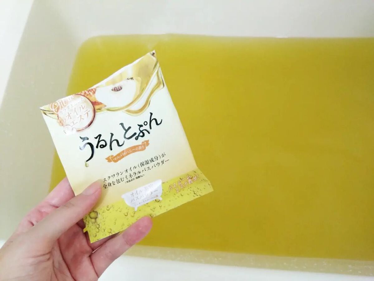 うるんとぷんオイルインバスパウダー/マックス/保湿系入浴剤を使ったクチコミ(2枚目)