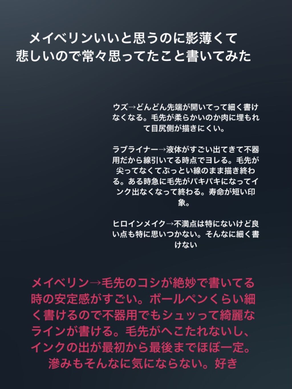 ハイパーシャープ ライナー R/MAYBELLINE NEW YORK/リキッドアイライナーを使ったクチコミ（2枚目）