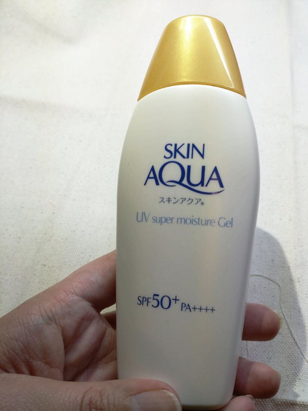 スキンアクア スーパーモイスチャージェル/スキンアクア/日焼け止めジェルを使ったクチコミ(1枚目)