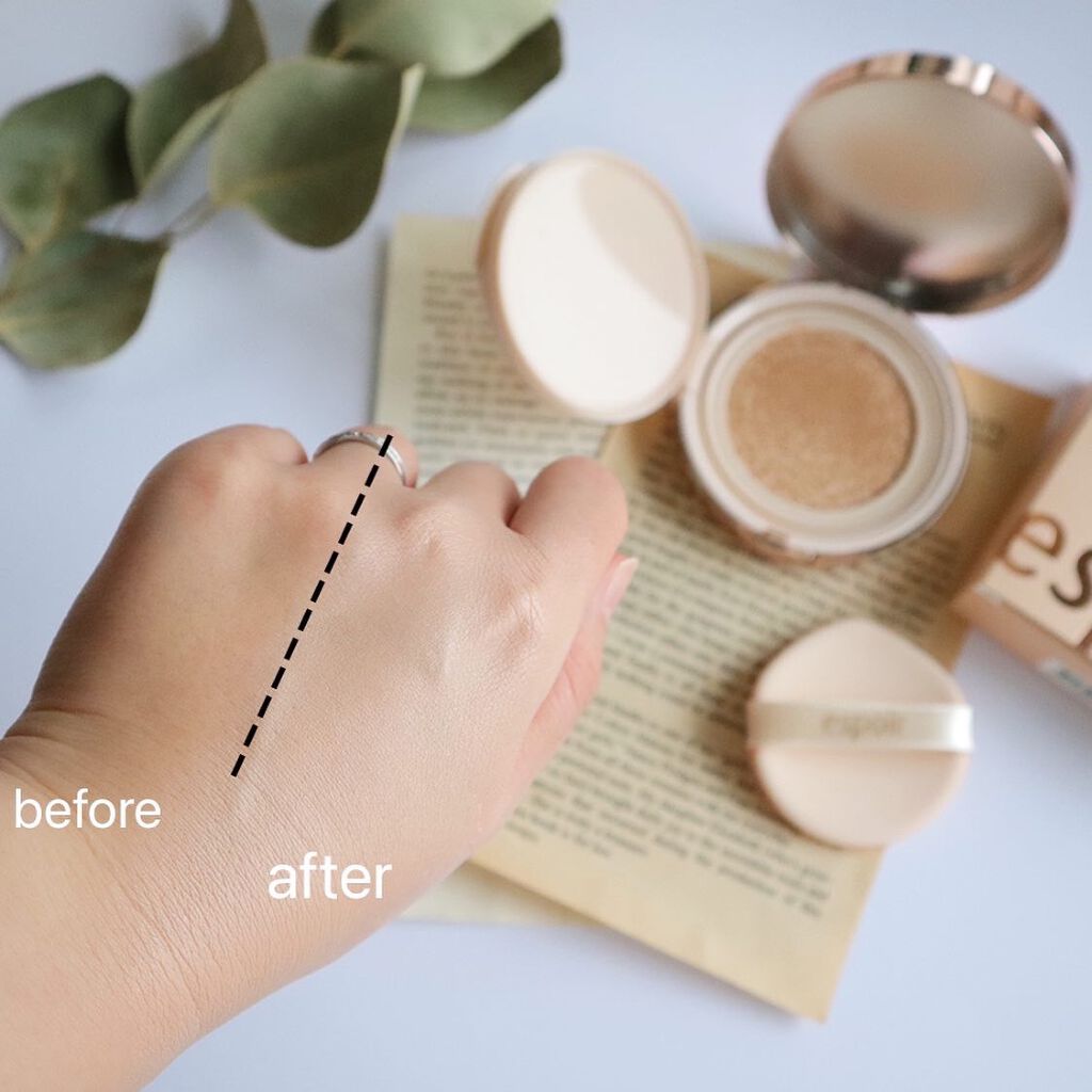 プロテーラービーグロウクッション(オールニュー)/espoir/クッションファンデーションを使ったクチコミ(3枚目)