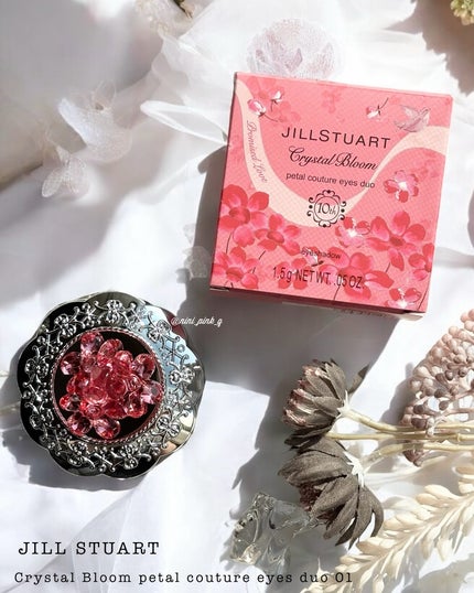 ジルスチュアート クリスタルブルーム ペタルクチュールアイズ デュオ/JILL STUART/アイシャドウパレットを使ったクチコミ(2枚目)