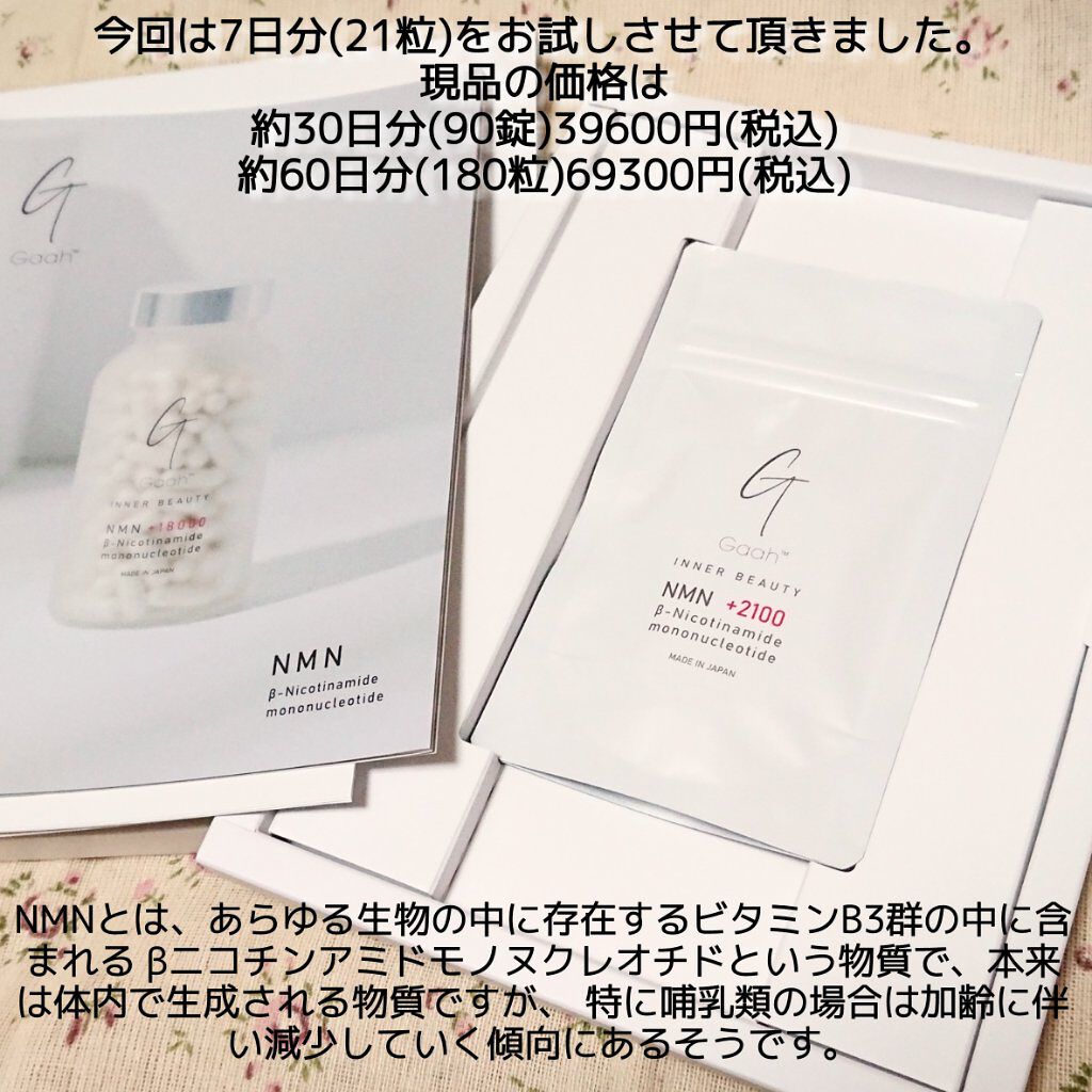 NMNサプリ INNER BEAUTY/INNER BEAUTY/健康サプリメントを使ったクチコミ(2枚目)