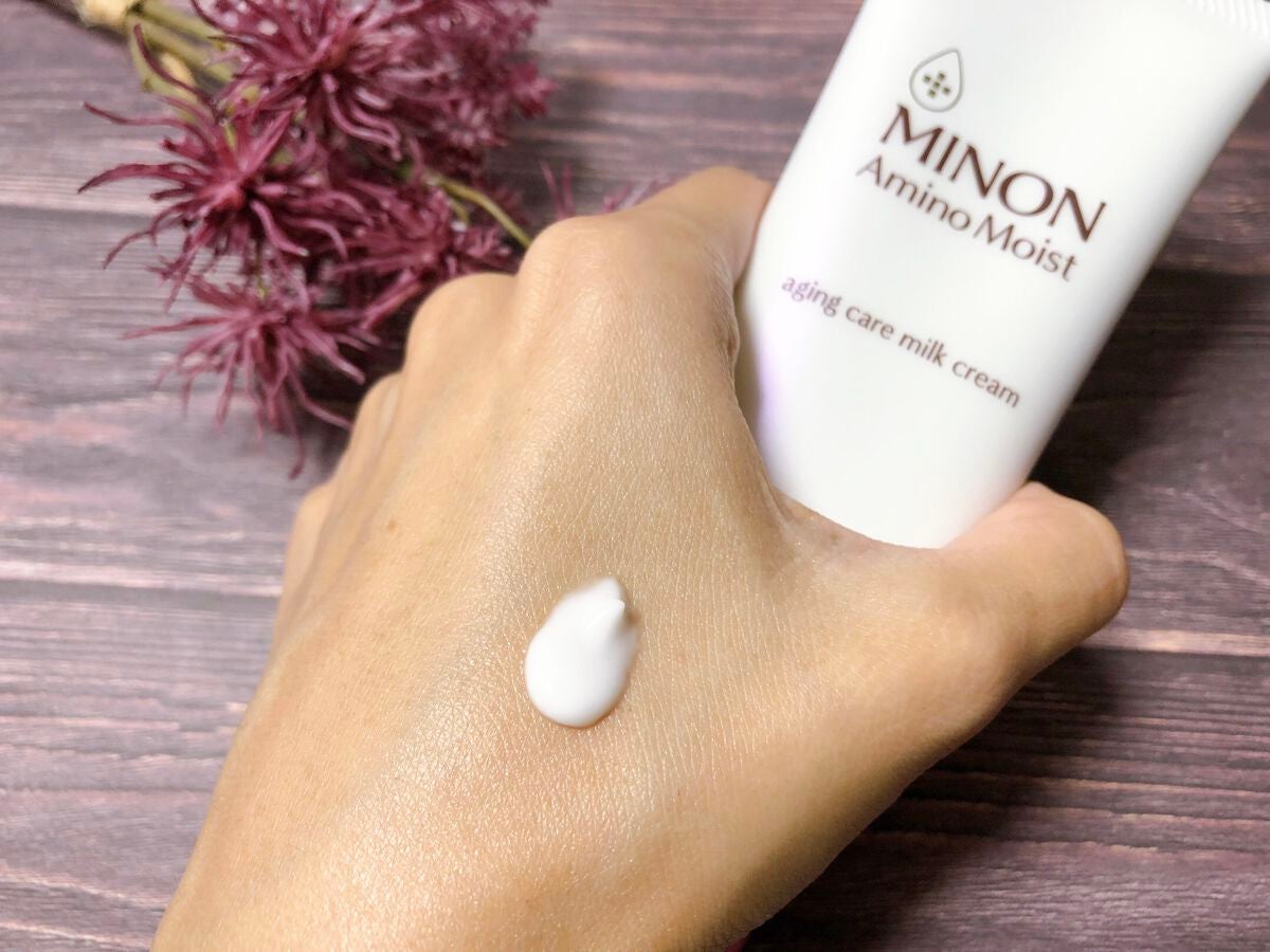 アミノモイスト エイジングケア ミルククリーム/ミノン/フェイスクリームを使ったクチコミ(4枚目)