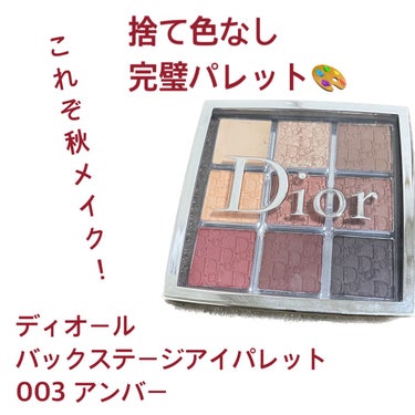 ディオール バックステージ アイ パレット 003 アンバー/Dior/パウダーアイシャドウを使ったクチコミ（1枚目）