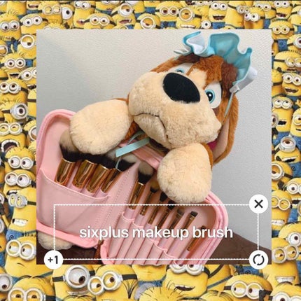 貴族のゴールド メイクブラシ11本セット 化粧ポーチ付き/SIXPLUS/メイクブラシを使ったクチコミ(1枚目)