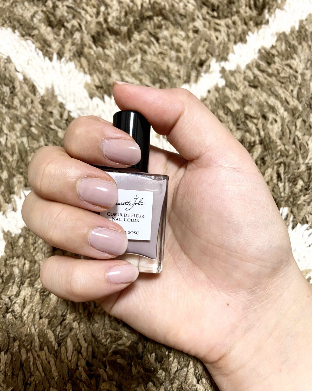 Coeur de Fleur Nail Color SAKURA SOSO 【さくらそそ】/Causette.Joli/マニキュアを使ったクチコミ（1枚目）