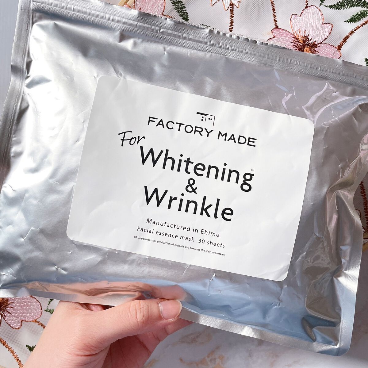 Whitening&Wrinkle シートマスク シワ 30P /FACTORY MADE/シートマスク・パックを使ったクチコミ(2枚目)