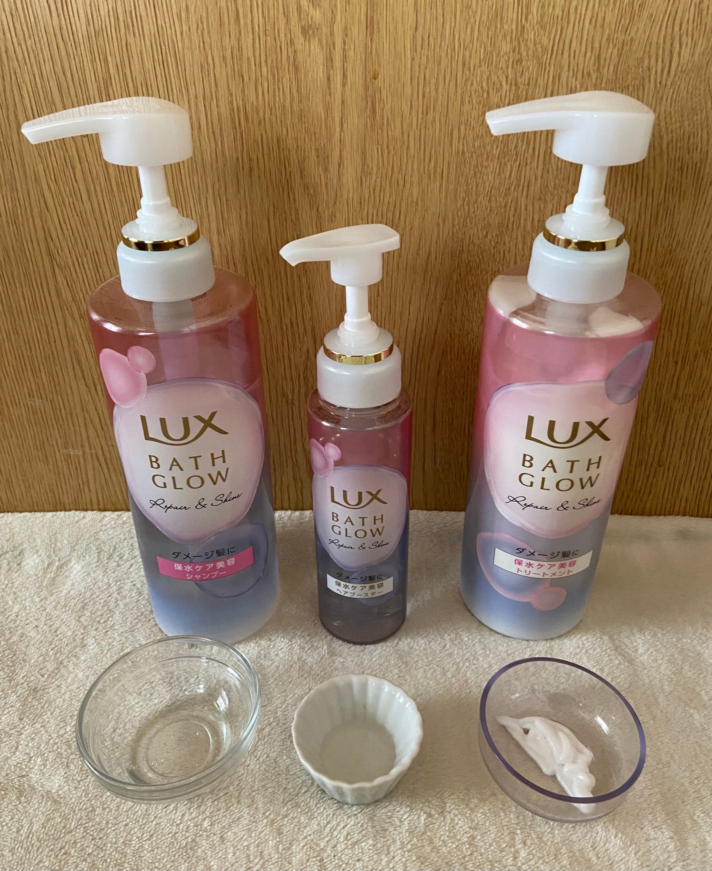 min on LIPS 「〜1日中、ぷるんとまとまるツヤ髪へ〜LUXバスグロウリペア..」(1枚目)