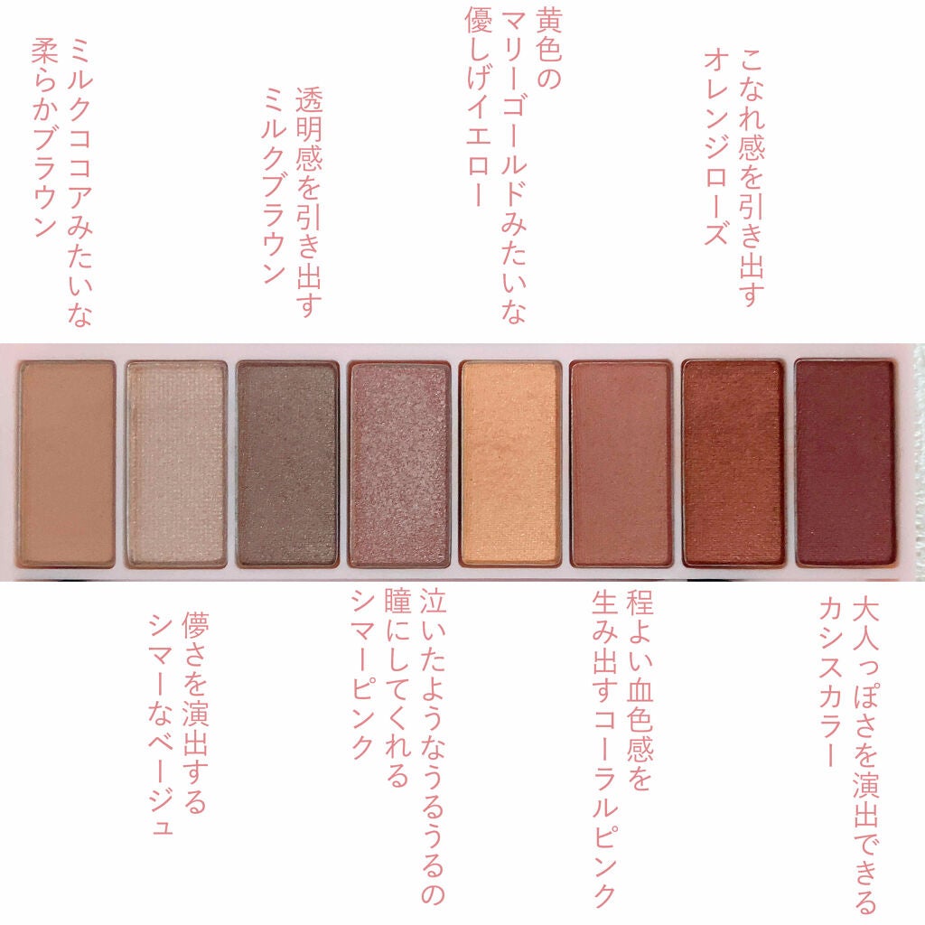 8色アイパレット/KIREI FACTORY/アイシャドウパレットを使ったクチコミ(7枚目)