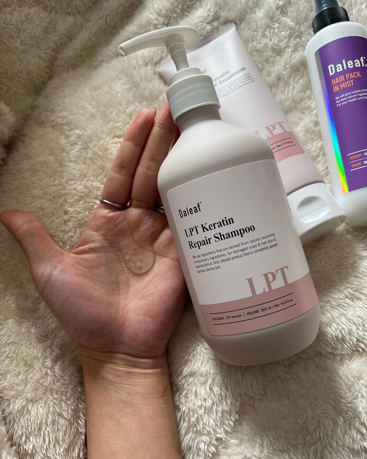 LPTケラチンリペアトリートメント/Daleaf/洗い流すヘアトリートメントを使ったクチコミ(5枚目)