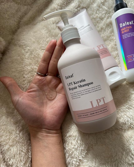 LPTケラチンリペアトリートメント/Daleaf/洗い流すヘアトリートメントを使ったクチコミ(5枚目)