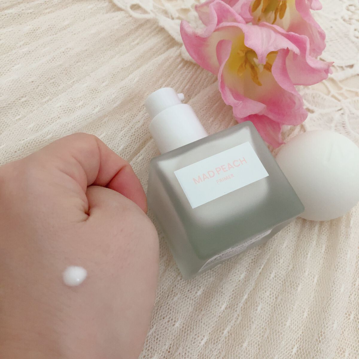 グローフィルタープライマー/MAD PEACH/化粧下地を使ったクチコミ（2枚目）