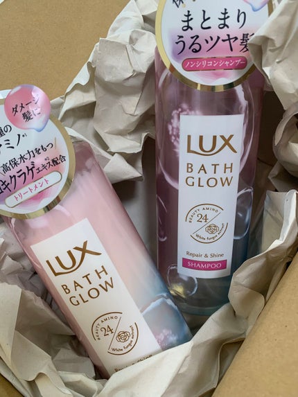 バスグロウ リペア&シャイン シャンプー/トリートメント シャンプー ポンプ/LUX/シャンプー・コンディショナーを使ったクチコミ(1枚目)