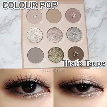 ColourPop That's Taupeのクチコミ「今日のメイク✨

□COLOUR POP
"That's Taupe"



#カラーポップ .....」（1枚目）