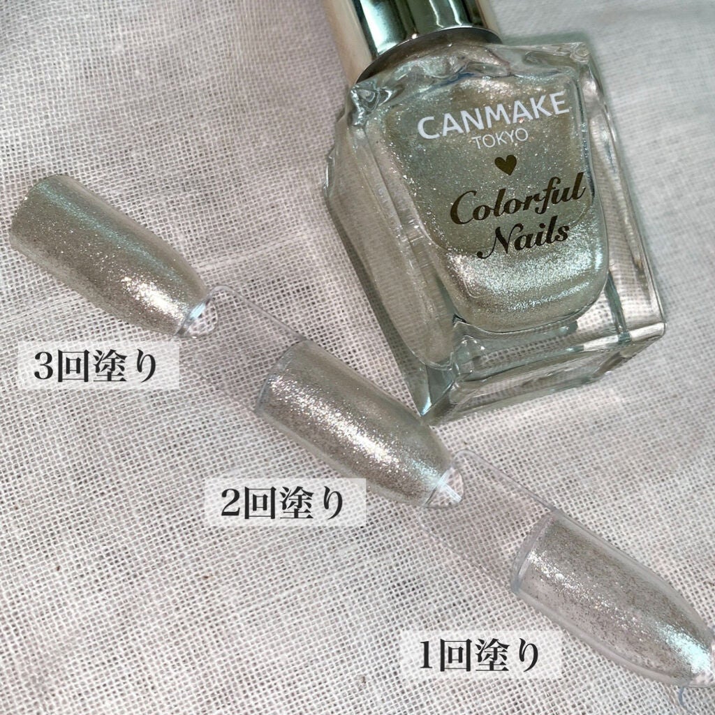カラフルネイルズ/キャンメイク/マニキュアを使ったクチコミ(2枚目)