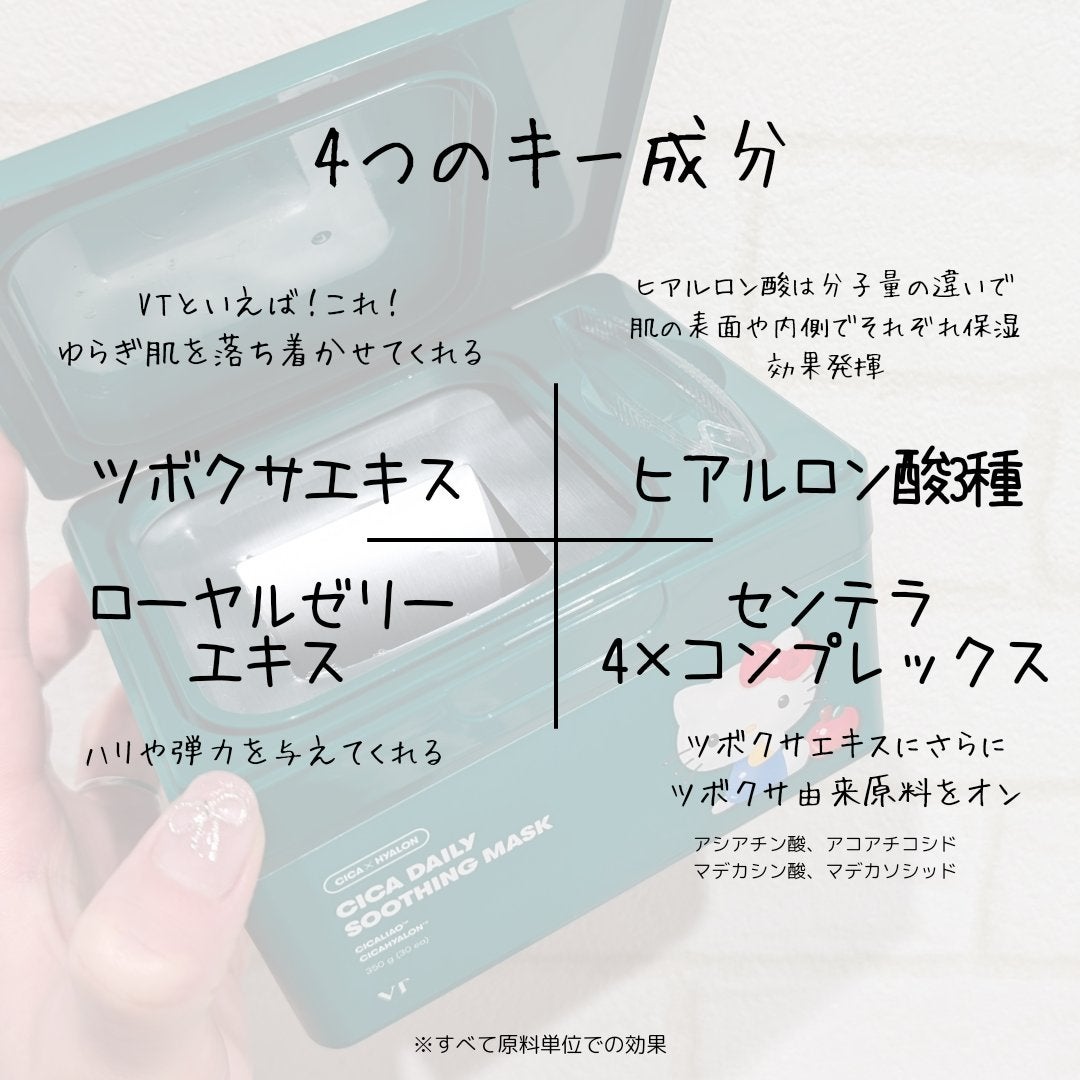 CICA デイリースージングマスク/VT/シートマスク・パックを使ったクチコミ(3枚目)
