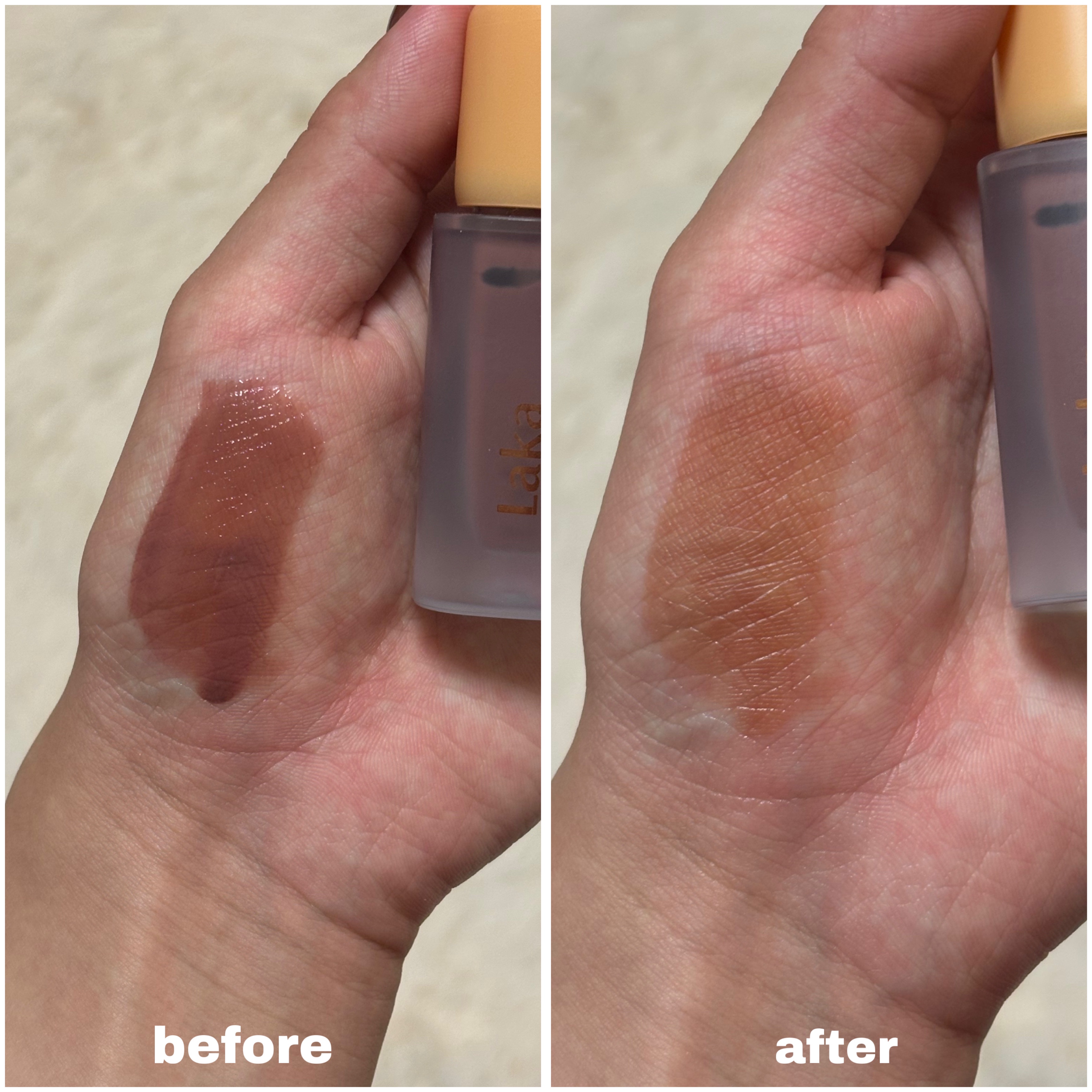 フルーティーグラムティント/Laka/リップティントを使ったクチコミ（3枚目）