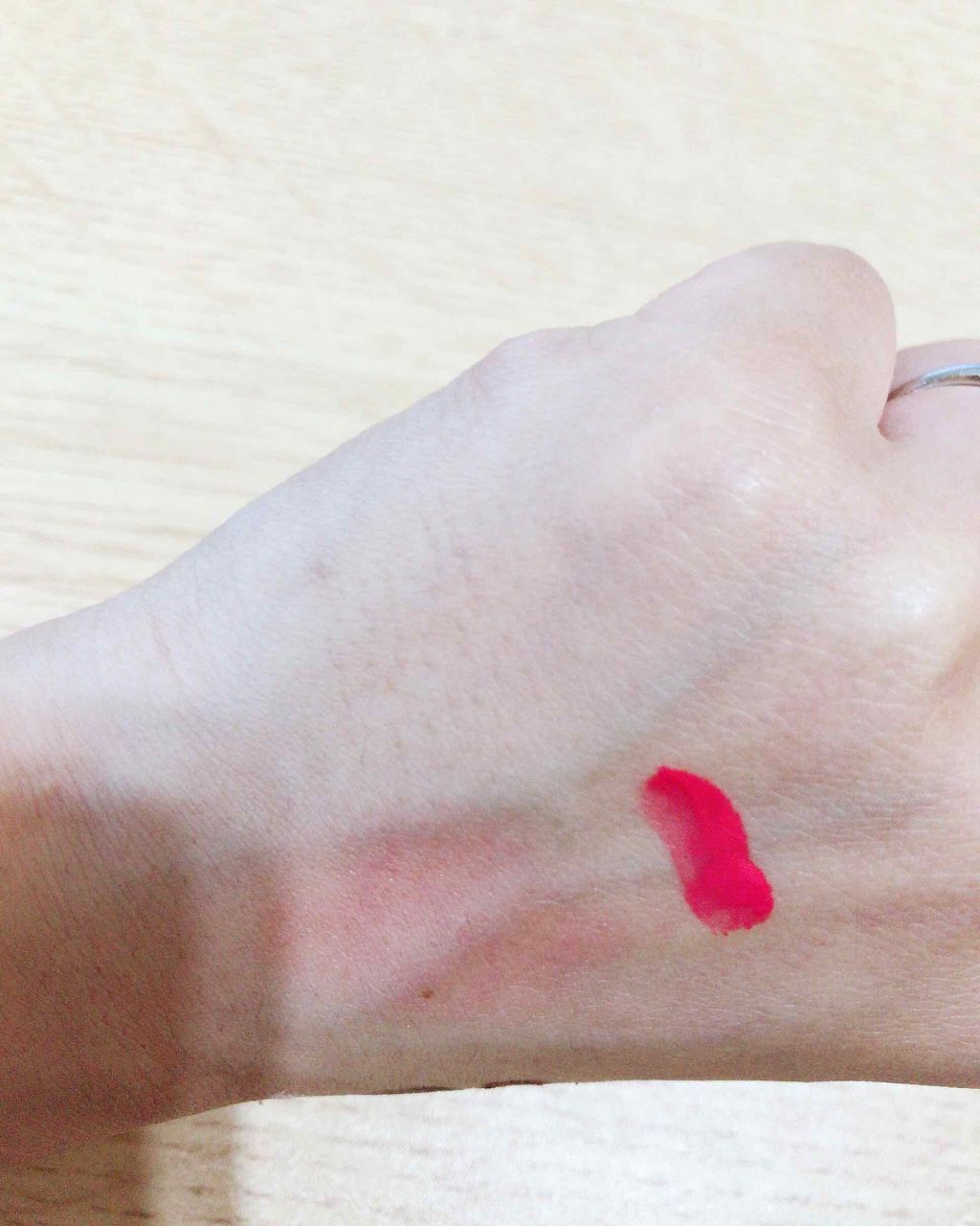 ジューシーレディリキッドチーク/キャンメイク/リキッドチークを使ったクチコミ(2枚目)