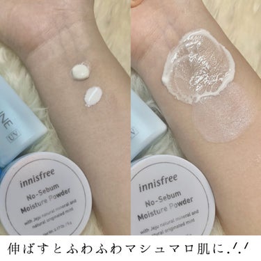 ノーセバム モイスチャーパウダー/innisfree/プレストパウダーを使ったクチコミ（3枚目）