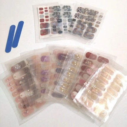 ネイルシール/Qoo10/ネイルシールを使ったクチコミ(4枚目)