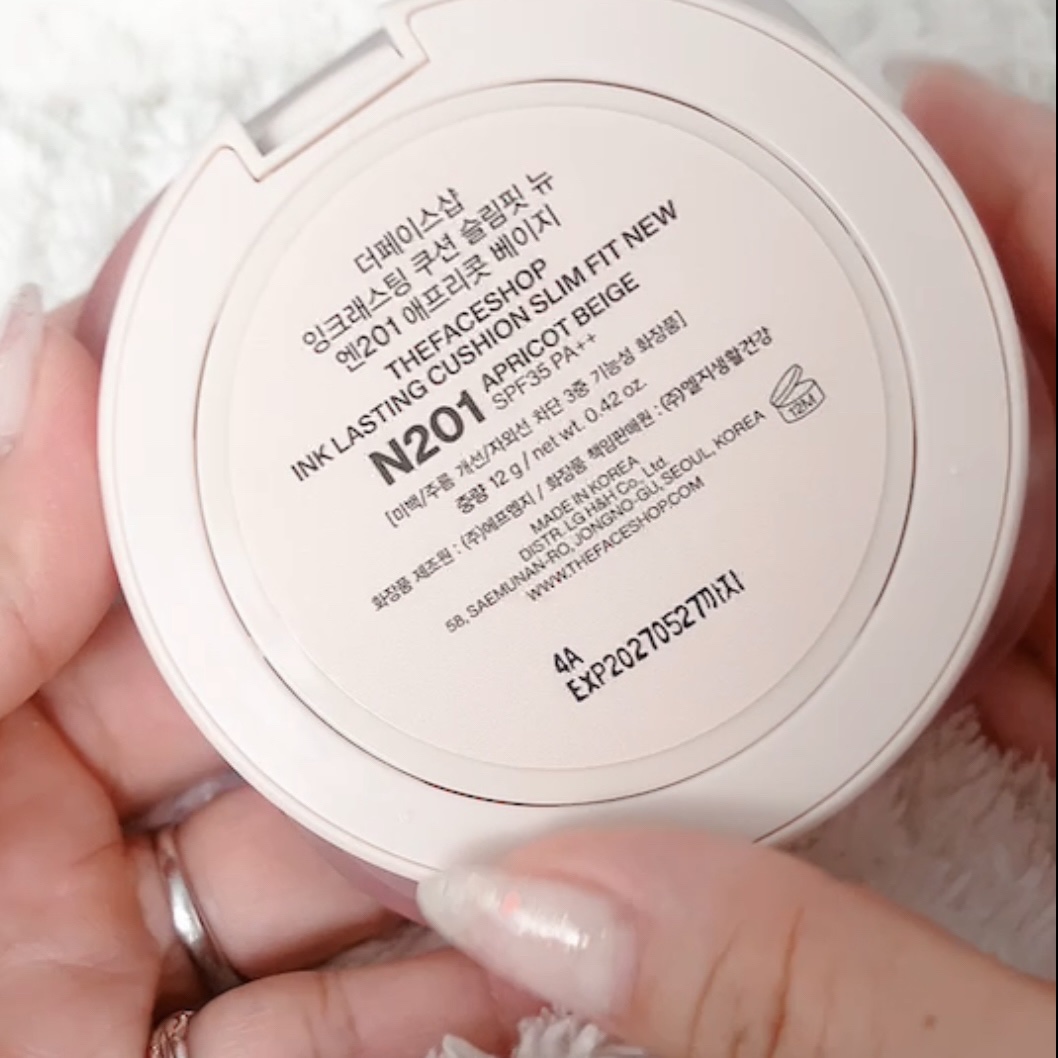 インクラスティングクッション/THE FACE SHOP/クッションファンデーションを使ったクチコミ（3枚目）