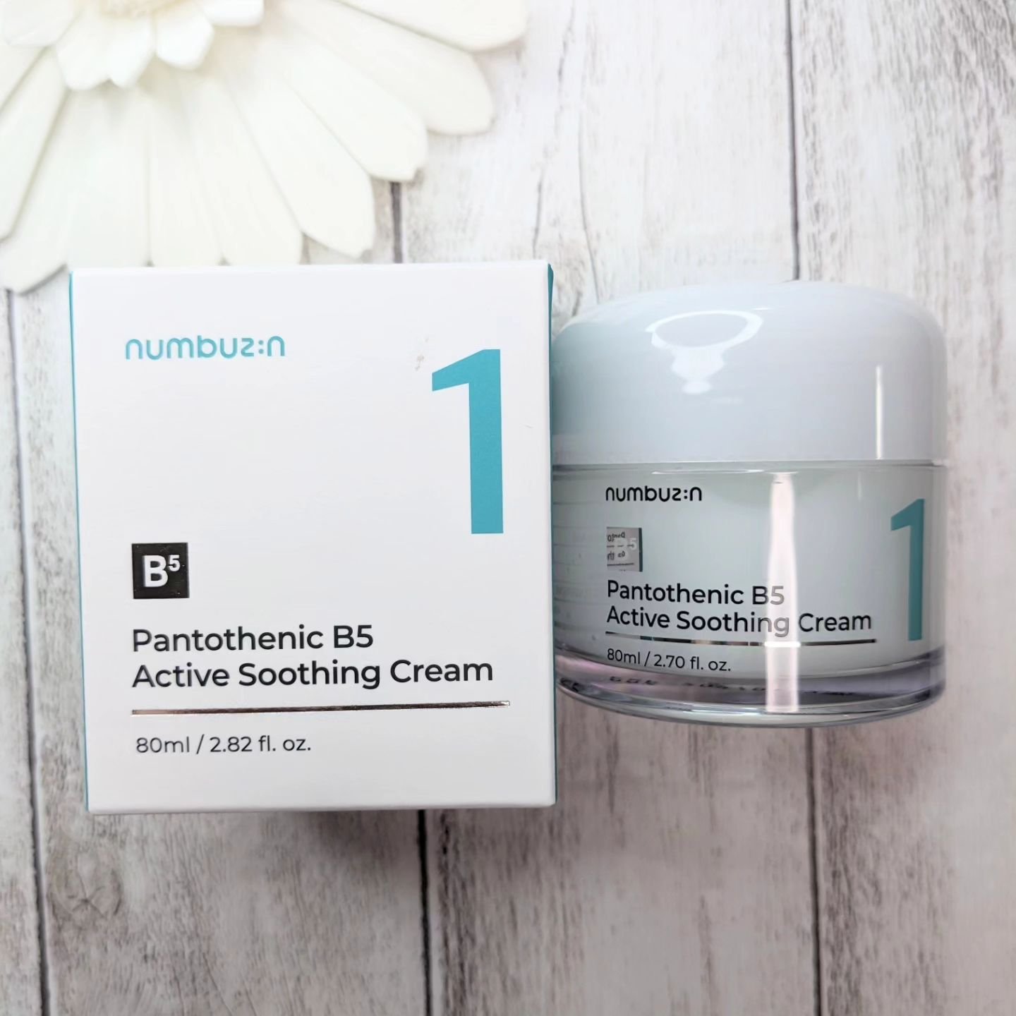 1番 塗るパントテン酸スージングクリーム/numbuzin/フェイスクリームを使ったクチコミ（1枚目）