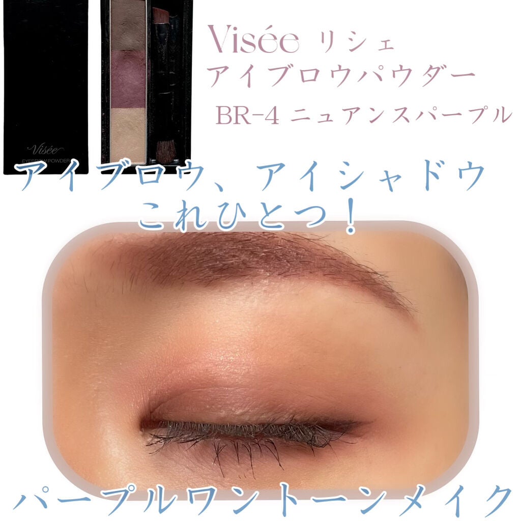 ヴィセ リシェ アイブロウパウダー/Visée/パウダーアイブロウを使ったクチコミ(1枚目)