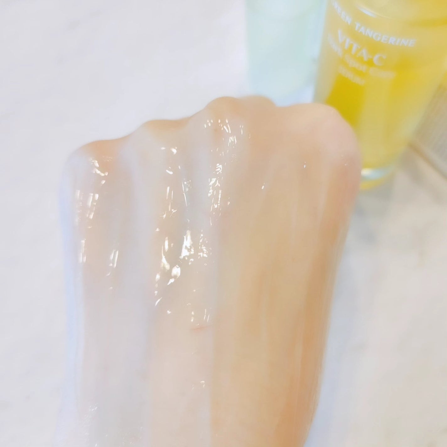 ã°ãªãŒã³ã¿ã³ãžã§ãªã³ ãã¿C ããŒã¯ã¹ãããã±ã¢ã»ã©ã /goodal/çŸå®¹æ¶²ã䜿ã£ãã¯ãã³ãïŒ5æç®ïŒ