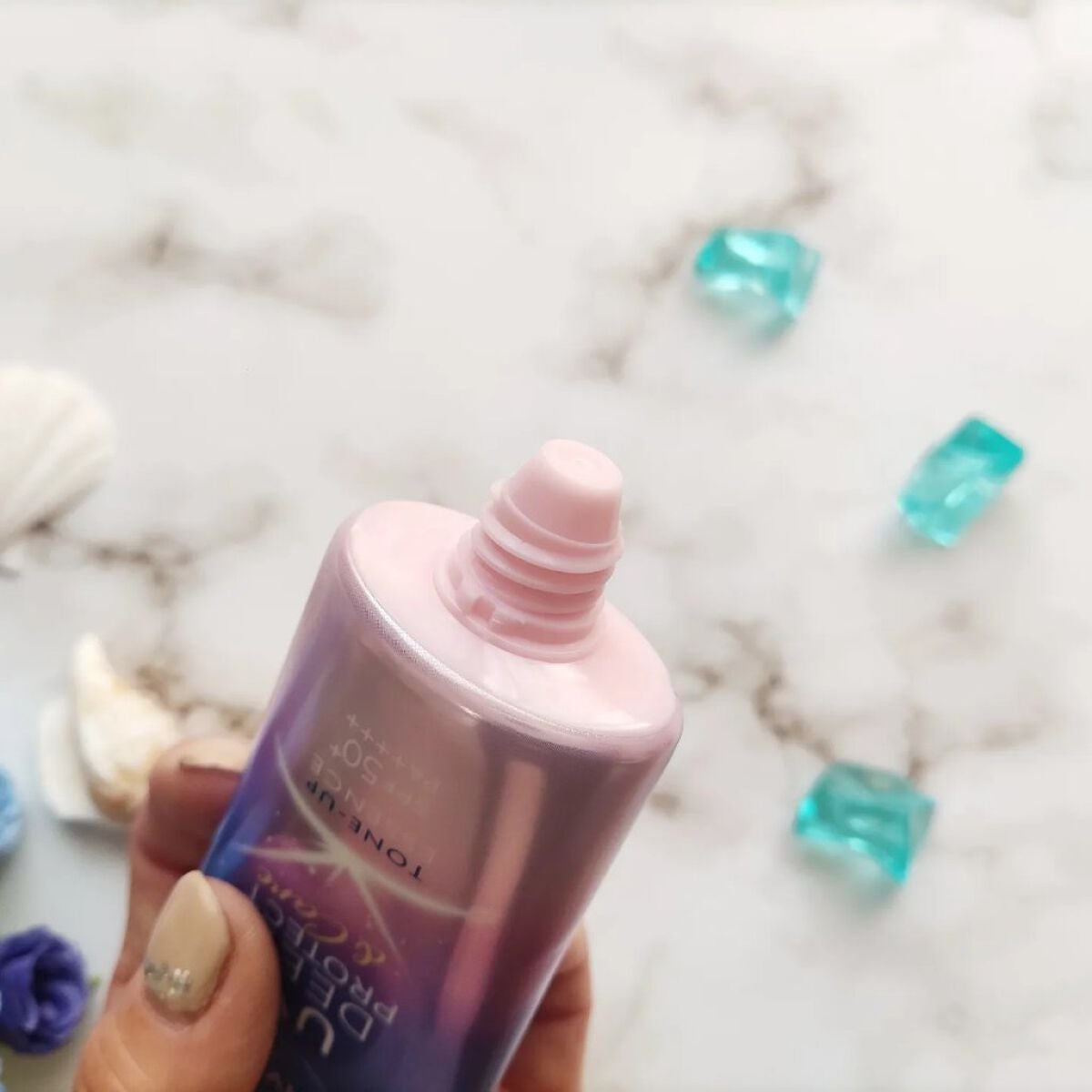 ニベアUV ディープ プロテクト&ケア トーンアップ エッセンス/ニベア/日焼け止めローションを使ったクチコミ(3枚目)