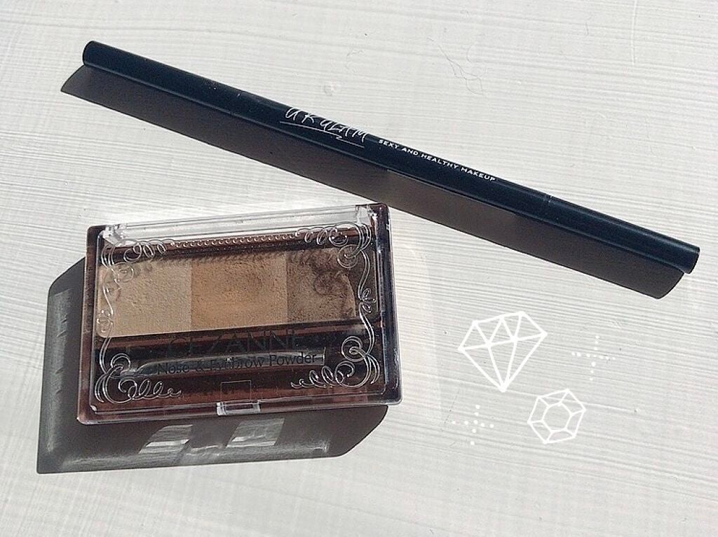 ノーズ&アイブロウパウダー/CEZANNE/パウダーアイブロウを使ったクチコミ(4枚目)