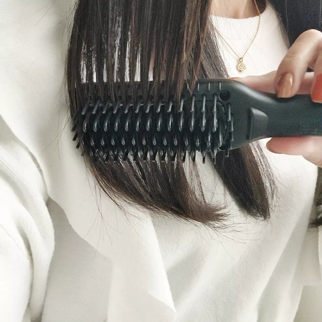 スタイリッシュ コンパクトイオンヒートブラシ MHB-3040-K/mod's hair/ヒートブラシを使ったクチコミ（3枚目）