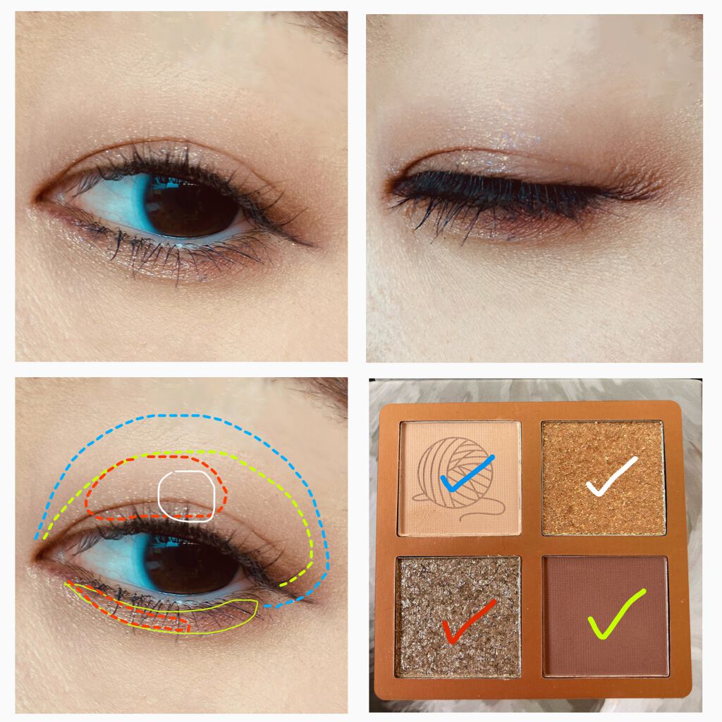 Venus Marble アイシャドウキャットシリーズ/Venus Marble/アイシャドウパレットを使ったクチコミ(5枚目)