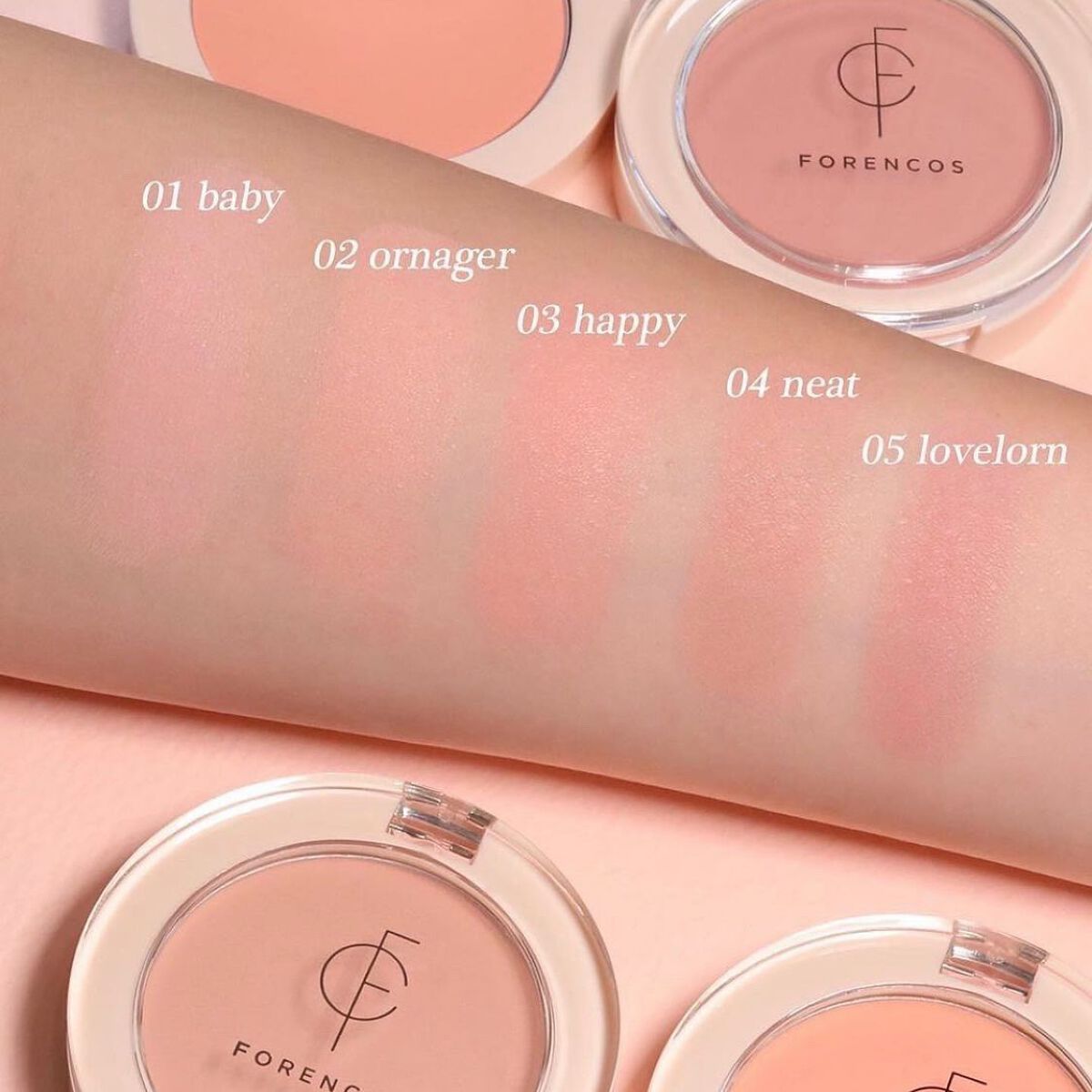 ベアブラッシャー パフ付き/フォレンコス/パウダーチークを使ったクチコミ(6枚目)