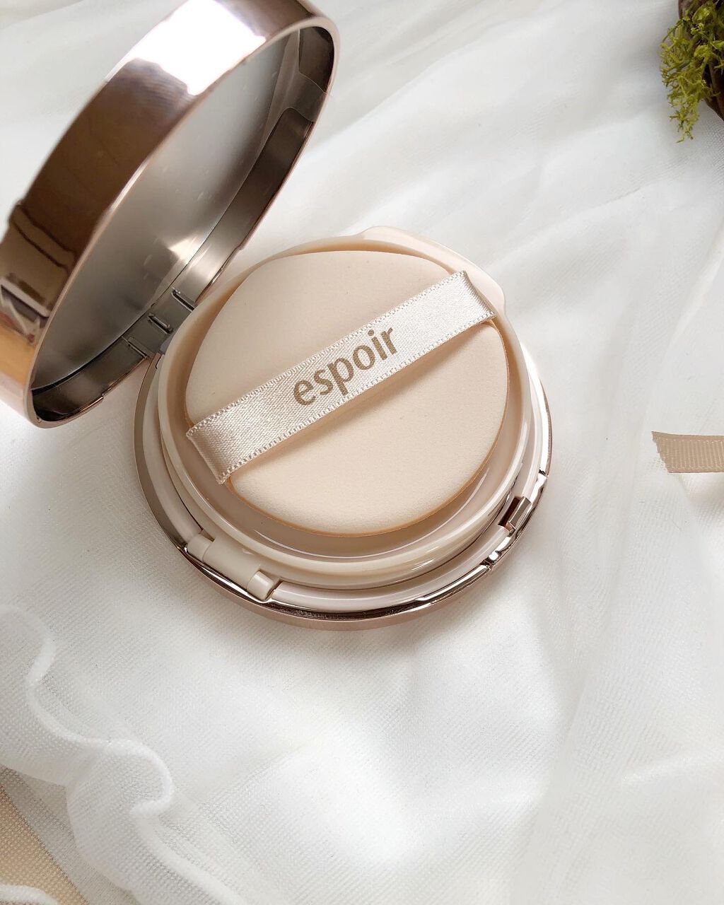 プロテーラービーグロウクッション(オールニュー)/espoir/クッションファンデーションを使ったクチコミ（3枚目）
