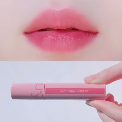 ジューシーラスティングティント/rom&nd/リップティントを使ったクチコミ(4枚目)