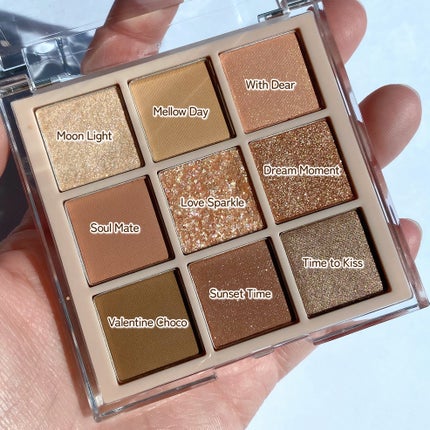 KEYBO FALL IN LOVE SHADOW PALETTE/keybo/アイシャドウパレットを使ったクチコミ(4枚目)