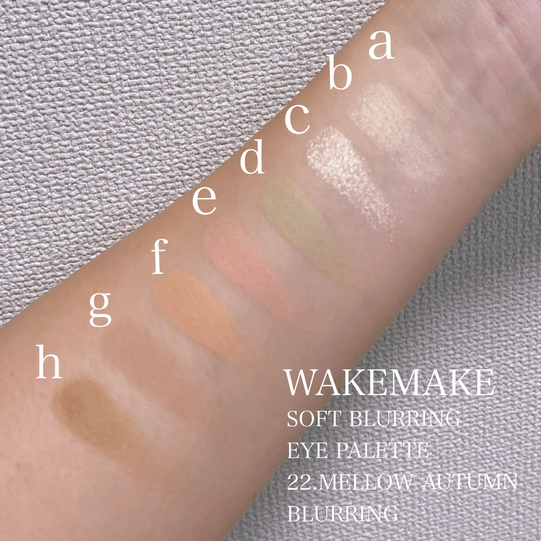 ソフトブラーリングアイパレット/wakemake/アイシャドウパレットを使ったクチコミ（3枚目）