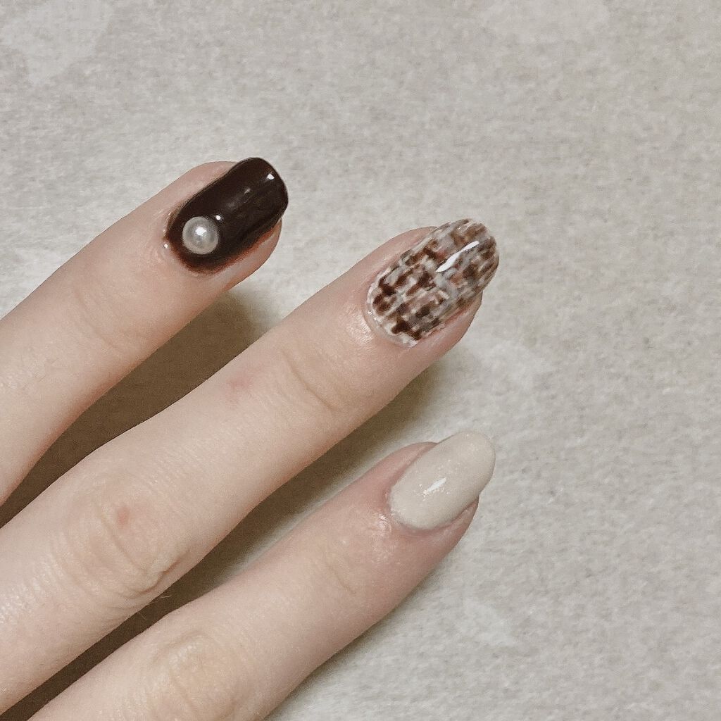 ジェルネイル（ライト対応）/セリア/ジェルネイルを使ったクチコミ（3枚目）