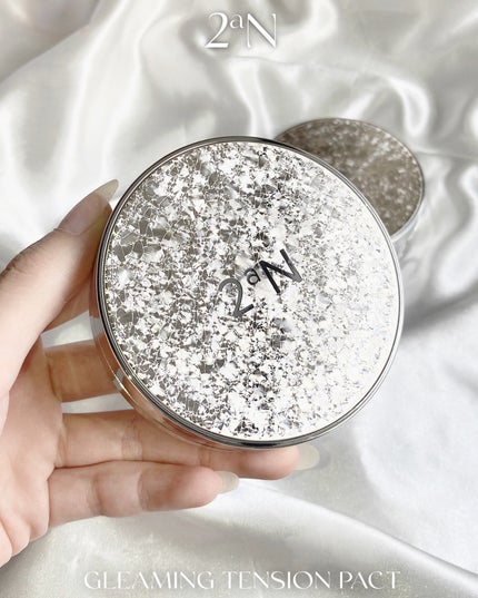 グリーミングテンションパクト/2aN/クリーム・エマルジョンファンデーションを使ったクチコミ(2枚目)