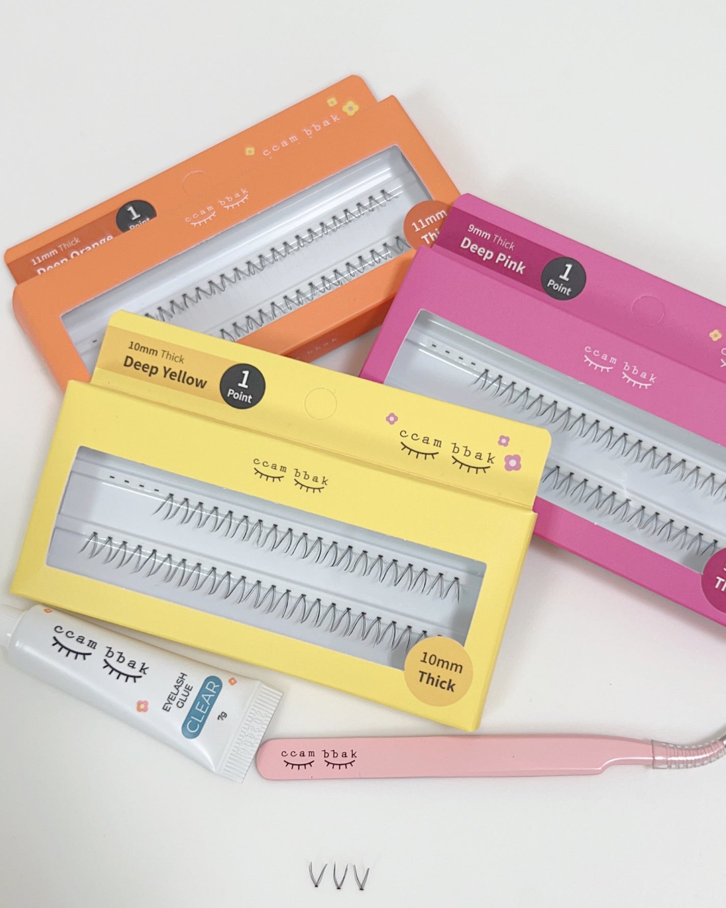 eyelash 10mm deep yellow/CCAM BBAK/つけまつげを使ったクチコミ(6枚目)