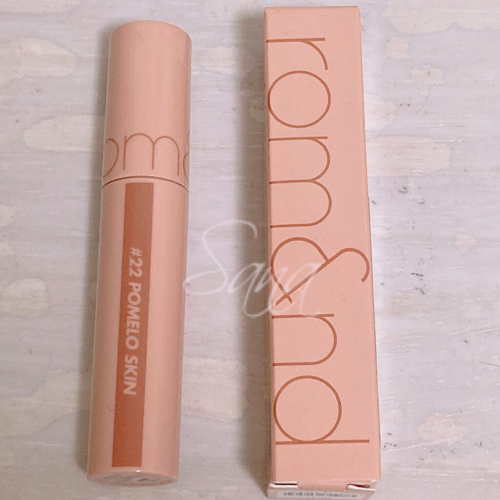 ジューシーラスティングティント/rom&nd/リップティントを使ったクチコミ（3枚目）