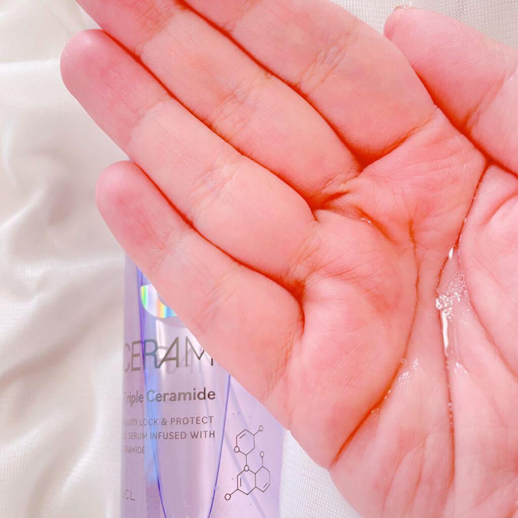 セラメディ ビューティーロック&プロテクトオイルセラム /セラメディ/アウトバストリートメントを使ったクチコミ(2枚目)