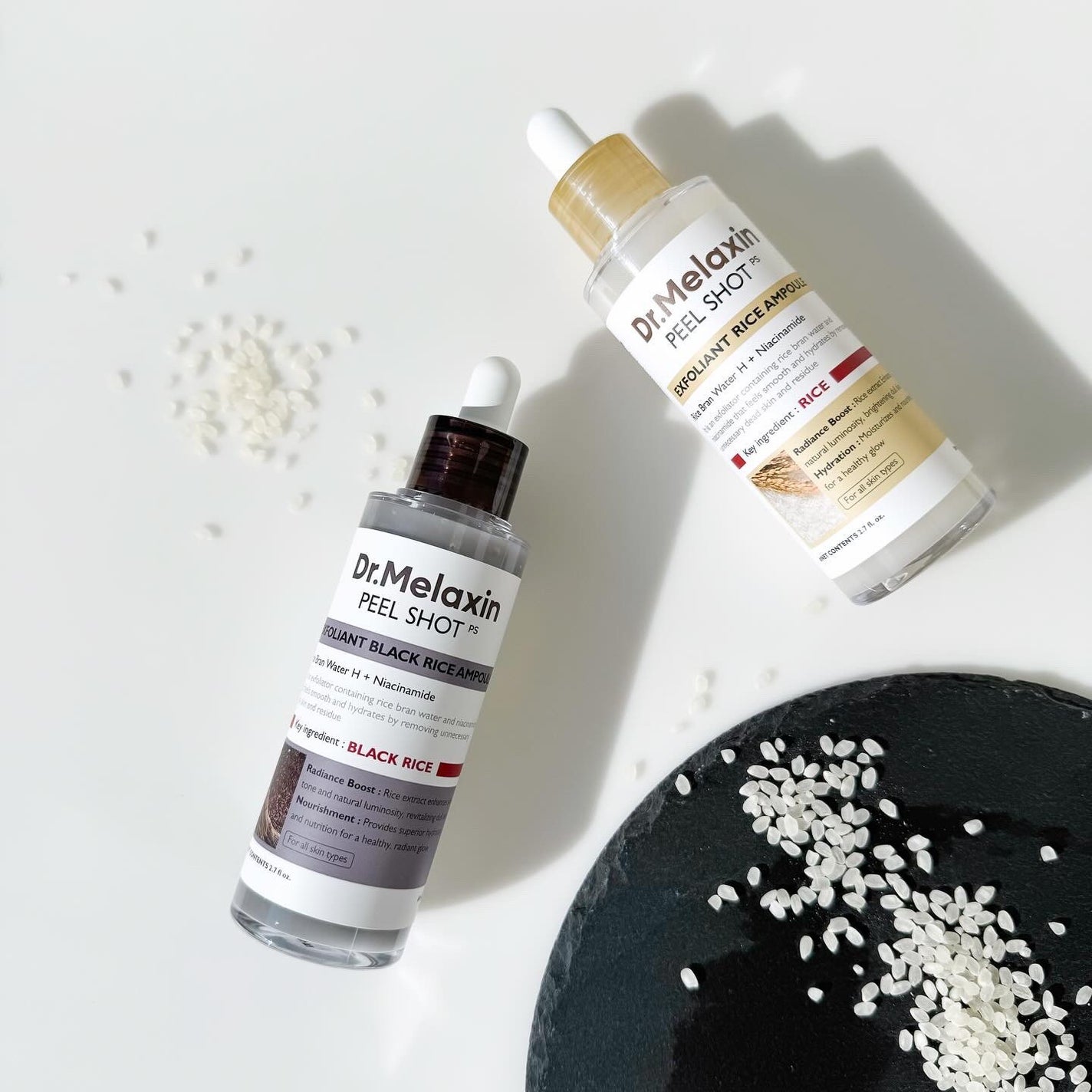 白米ピールショットゴマージュアンプル/Dr.Melaxin/美容液を使ったクチコミ(1枚目)