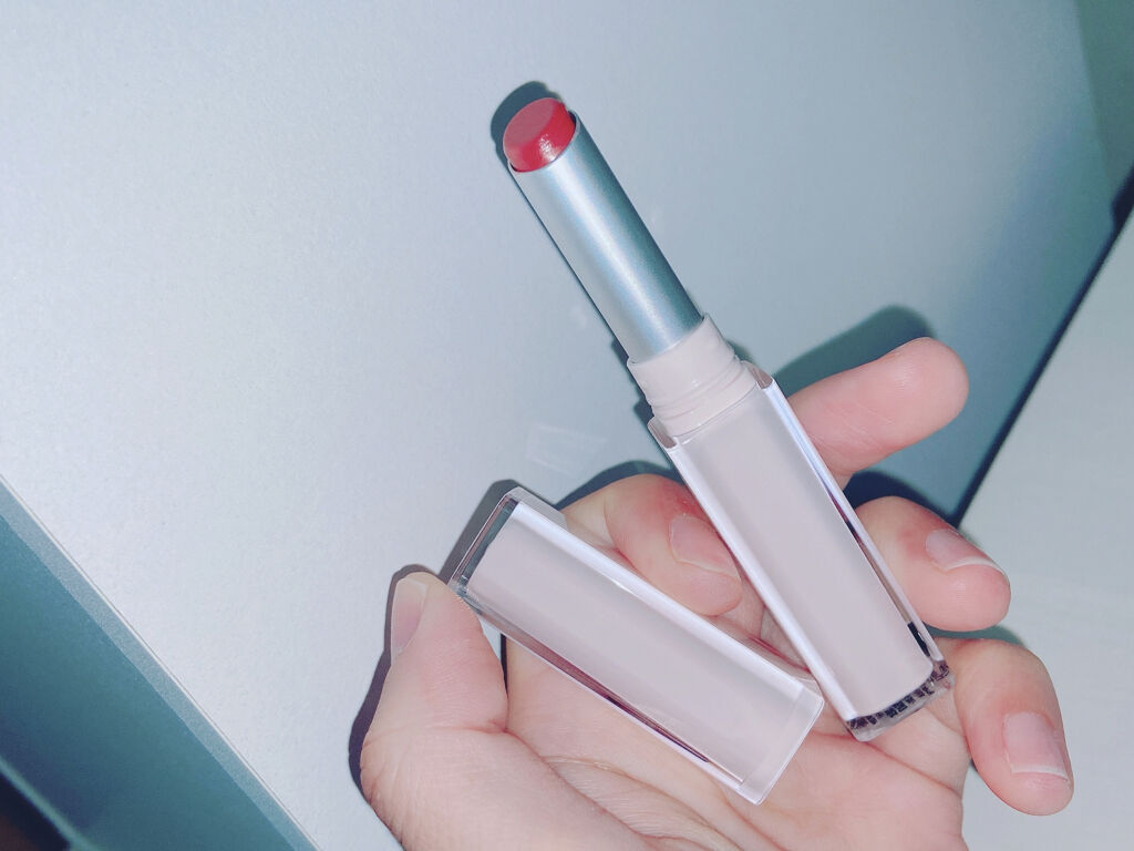 グリッタースノー　パウダーヴェールリップトーク/ETUDE/口紅を使ったクチコミ（1枚目）