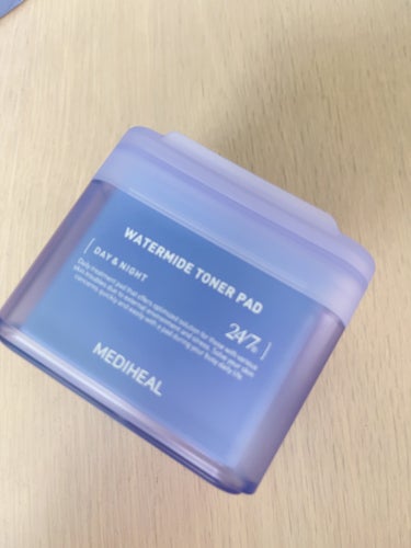 MEDIHEAL ウォーターマイド トナーパッドのクチコミ「✴︎
✴︎
MEDIHEAL
ウォーターマイド トナーパッド

水分ケアのトナーパッド😊
クー.....」（2枚目）