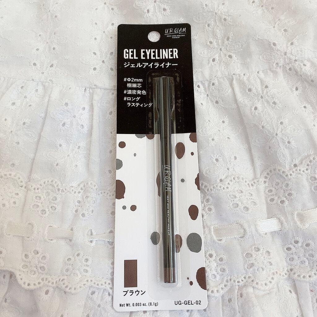UR GLAM GEL EYELINER/U R GLAM/ジェルアイライナーを使ったクチコミ(5枚目)