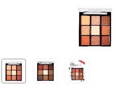 UR GLAM　BLOOMING EYE COLOR PALETTE/U R GLAM/パウダーアイシャドウを使ったクチコミ（1枚目）