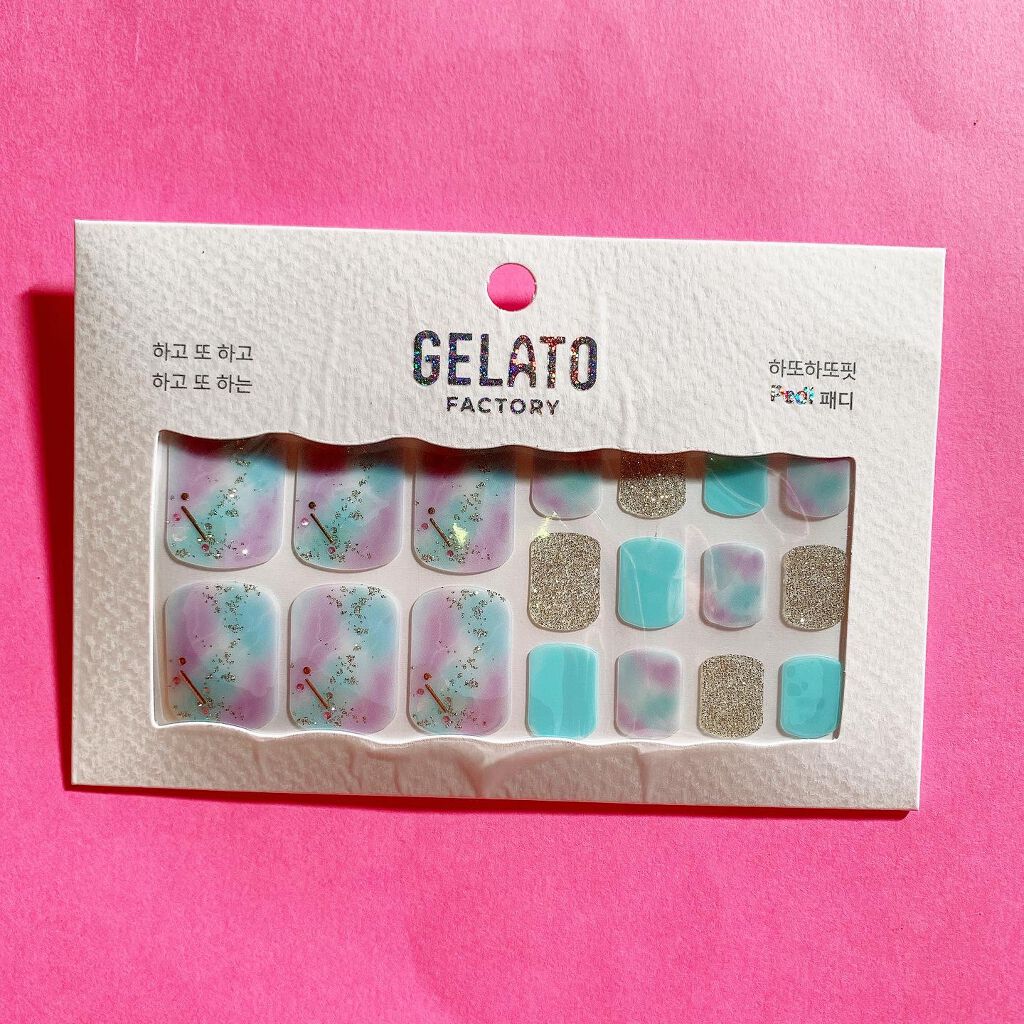 ネイルフィット ジェルネイルシール/GELATO FACTORY/ネイルシールを使ったクチコミ(4枚目)