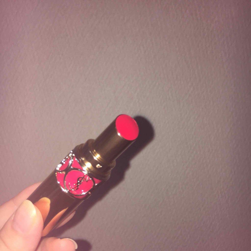 ルージュ ヴォリュプテ シャイン/YVES SAINT LAURENT BEAUTE/口紅を使ったクチコミ（1枚目）